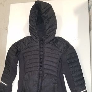 LuLu lemon Black Down for it all Jacket